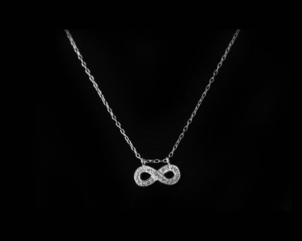 Colar do infinito prata